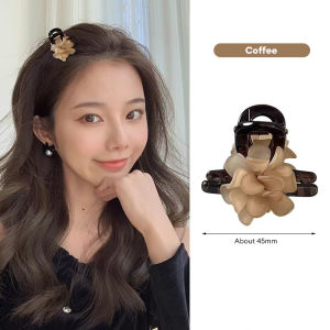 Jepitan Rambut Kecil Camellia Delicate Jepitan Rambut Setengah Terikat Jepitan Rambut Wanita Highend🌷Waroomy