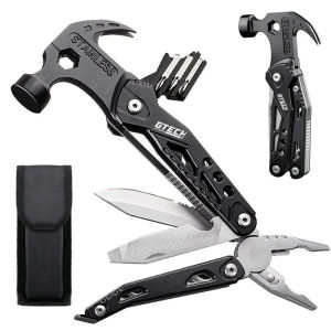 Palu Tang Lipat Multifunctional EDC Axe Hammer Survival Tools 13 in 1 palu tang multifungsi