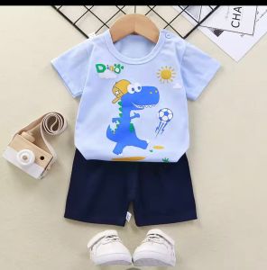 BAJU BUDAK 2 PIECES SET KIDS BOYS SHORT SLEEVE 2y-5y | KIDS SHORT SLEEVE WITH SHORT PANTS SETS