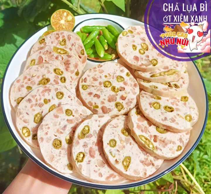 CHẢ LỤA GÂN ỚT XIÊM ( 500G )