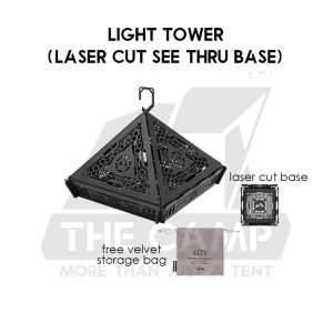 Shinetrip Pyramid Light Tower / Mosquito Rack Coil Holder 19 Tornado Light Lamp Outdoor Camping Tactical Style