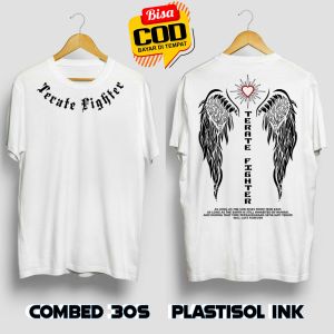 kaos psht terate fighter - kaos psht sayap putih