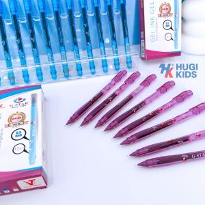 Hộp 12 Cây Bút Gel Gstar GP-04 – Ngòi Kim 0.5mm Viết Êm Trơn Nét Nhỏ Đều Đẹp Rèn Chữ Đẹp Cho Bé