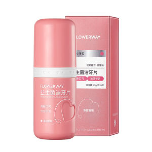 【Two Flavors】Probiotic Brush Free Solid Toothpaste Tablets Whitening Freshening and Long Lasting Scent Removes Stains Plaque Deodorizes and Cleans Teeth益生菌免刷牙膏洗牙片