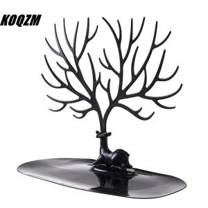 KOQZM Jewelry Display Stand Tree Rack Holder for Earring Necklace Ring Storage Perfect for Dressing Table Display
