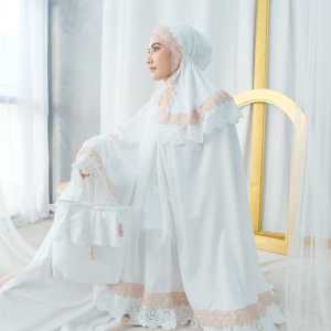 Mukenah Dewasa Laser Cut Al mecca/Mukenah jumbo/mukenah terbaru