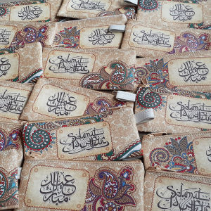 Dompet Lebaran / Amplop Lebaran Idul Fitri - Motif Batik