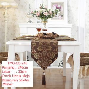 Taplak Meja Table Runner Premium Dekorasi Tema Imlek Sincia CNY / Perlengkapan Imlek Wedding