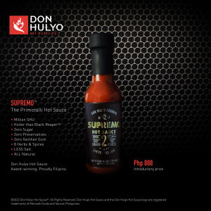 Don Hulyo Reserve - Supremo Hot Sauce - Primotalli Pepper - 150ml - HOTTER THAN CAROLINA REAPER