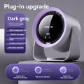 Circulating Fan Wall Mount Desktop 100 Speed High Speed Turbo Silent Fan Desktop Fan USB Digital Display 4000mah Large Capacity. 