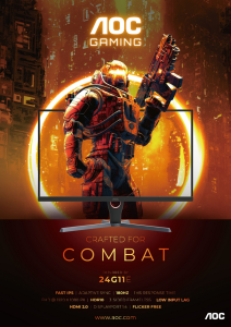 Aoc 24G2SE|24G2Z|24G2SP|24G2Z|24G11E|24G15N|24G11ZE|25G3ZM|25G3Z|CS25G|27G2SP|27G4H|27G4X|27G42E|27G11ZE2|Q27G11E|Q27G2S|Q27G4F Ips VA 165Hz - 310Hz 1Ms Fhd & 2K Adaptivesync/G-Sync Compatible Gaming Monitor (24"&27")