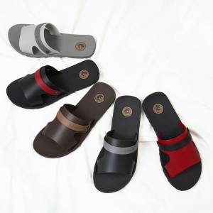 Sandal Slide Slip On Pria Original Sendal Camou Pria Bahan Full Karet Rubber Anti Licin Dan Tali Tidak Mudah Putus Tahan Lama - Dominic All Varian