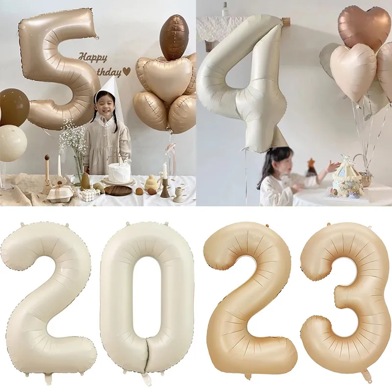 Large helium on sale number balloons