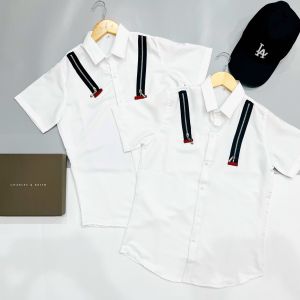 Áo sơ mi nam tay ngắn HOKO Man - hoko045 Chất liệu vải lụa mềm mịn kiểu dáng slimfit trẻ trung phong cách Hàn Quốc