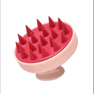 Lược Gội Đầu Bằng Silicon Mát Xa Da Đầu - Bàn Chải Gãi Đầu Silicon Mềm