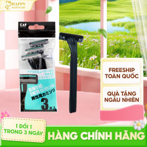 Dao Cạo Râu Kai LUS -3P ( 00737 - 1 Gói 3 Chiếc )