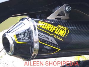 KNALPOT NORIFUMI ROKET 4 CARBON PNP MOTOR KLX 150 LGS BF SE DTRACKER 150 CRF150L WR 155