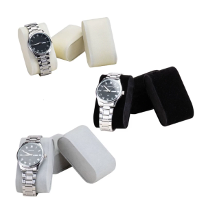 5Pieces Velvet Watch Bracelet Pillow Displays Props for Home Shops Countertops and Showcases Display Holder