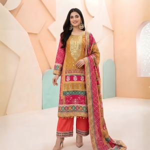 Beautiful Printed Royan 3PCS Suit Collection For Women