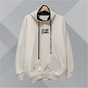Sweater Pria Distro Terbaru Sablon Cookie Cutter Jaket Hoodie Cowok Bahan Tebal Distro Bandung Hoodie Oversize Korean Style Tebal Suiter Pria Warna Light Cream Jeket Hodie Pria Murah Tebal Switer Oblong Pria Keren Hoodie Jumper Erfolg Clothing