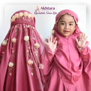 Mukena Terusan Anak Remaja Bordir Mukenah Lucu Kekinian Rambatula Series By Malaikamoza Mukena Anak Bahan Katun Adem Nyaman Mukena Lajuran Anak PAUD TK SD SMP Mukenah Anak Tanggung Terbaru