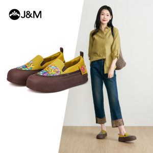 Joy&Mario รองเท้าโลฟเฟอร์ผู้หญิง สไตล์การ์ตูน สวมใส่สบาย อเนกประสงค์