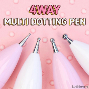Bút Chấm Tạo Kiểu Móng Tay Nghệ Thuật 4 Way Multi Dotting Pen Tạo nhiều kiểu thiết kế móng tay phong cách hàn