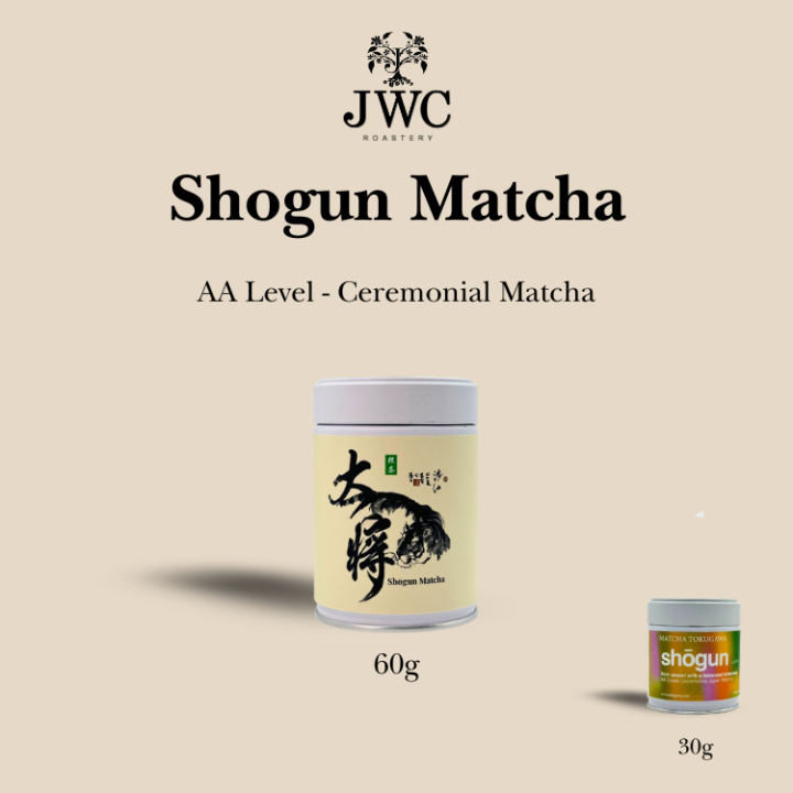 JWC Roastery - Shogun Matcha 30g / 60g | Ceremonial Grade Matcha AA ...