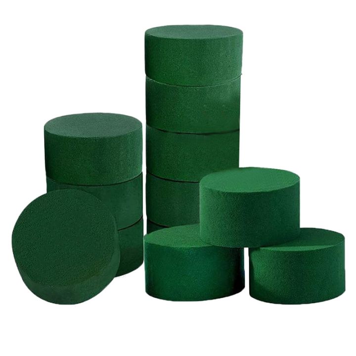 Floral Foam 12 Pcs Dry &wet Flower Foam Round Florist Blocks Flower 