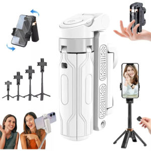 [ Free shipping] Chân tripod mini Capgrip 3 IN 1 cho điện thoại Gậy chụp ảnh tự sướng Bluetooth có360° Chân máy Mini