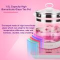 [LazChoice] [FREE ADAPTER] 养生壶汤锅 1.8L Lopol Capacity Health Pot Multifunction Glass Electric Kettle Teapot Kitchen Boiler Cooker Soup Sup. 