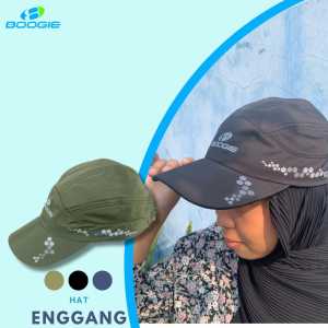 BOOGIE Adventure Topi Quickdry Enggang Blue Navy | Pria Wanita