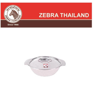 Thố Tô Inox 304 ZEBRA dày dặn có nắp có quai cầm từ 12 đến 22cm - hàng nhập khẩu Thái Lan