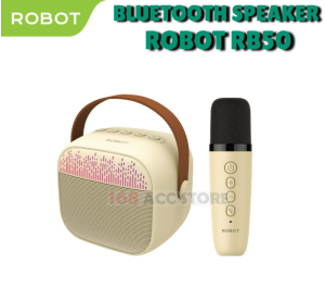 ROBOT RB50 Speaker Karaoke Bluetooth Mini Portable RGB Light With microphone