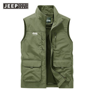 Jeep tinh thần 1941 estd mùa xuân và mùa thu nhiều túi nhanh chóng làm khô không thấm nước và chống xước ngoài trời đa năng giải trí cắm trại và câu cá áo ba lỗ