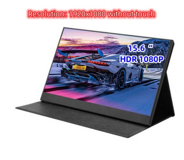 13.3 Inch Touch Portable Monitor 2K Screen Monitor IPS HDR Gaming ...