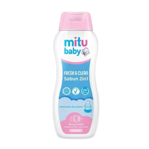 MITU 2-in-1 Sabun & Shampoo Bayi - Kulit & Rambut Lembut Seharian! murah terbaru promo