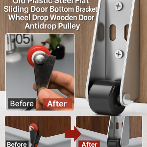 Door Down Side Mounted Silent Pulley Bracket Thickened