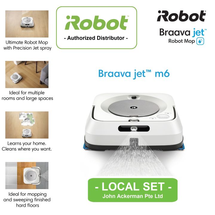 iRobot Braava Jet m6 Mop Robot Lazada Singapore