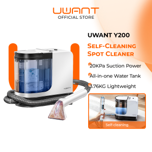 [NEW] UWANT Y100 Steam Cleaner 22kPa Suction 100℃ Steam 70℃ Hot Water Fabric Spot Vacuum Cleaner