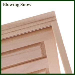 Blowing 1:12 Dollhouse thu nhỏ mô phỏng tự làm bằng gỗ Spire phụ kiện nội thất cửa