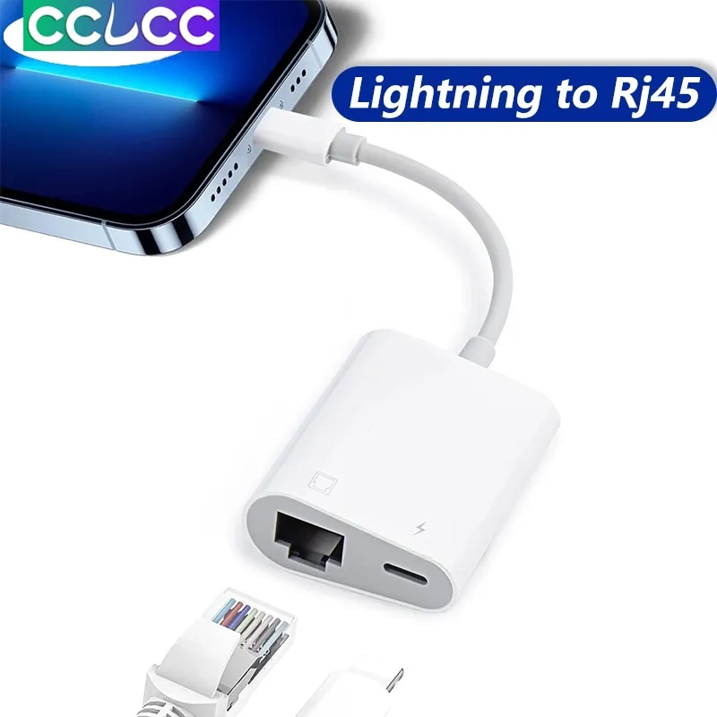 Apple Lightning Ethernet Cable To Lightning Connector CCLCC