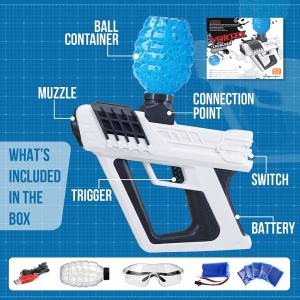 Toy automatic electric gel ball spray goggles perfect for cosplay props toy gel spray gun
