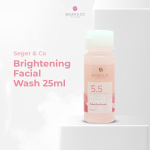Seger & Co Brightening & Oil Control Facial Wash 25ml Pembersih Wajah Gantle Cleanser Bebas Minyak
