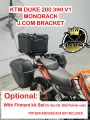 KTM DUKE 200 390 V1 Monorack With Fitment kit Set (for SEC 23L side box). 