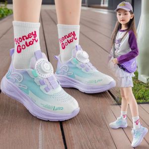 Model ABC24_Giày Thể Thao Trẻ Em ABC SPORT Núm Xoay Thông Minh Giày Bé Trai Giày Bé Gái Giày Đi Học Giày Lưới Thoáng Khí