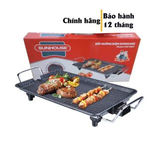 Bếp nướng điện Sunhose SHD4607 hàng công ty công xuất 1500W Bếp Nướng điện Không Khói bếp nướng Sunhose chảo nướng điện không khói chảo nướng đa năng với chức năng thiết kế rễ dàng sử dụng tiếp kiệm điện năng
