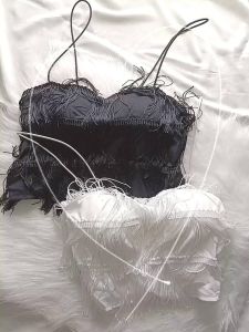 ÁO COROPTOP NỮ TUA RUA DÂY KIỂU CÁCH XINH XINH FREE SIZE DƯỚI 52KG #UT03030