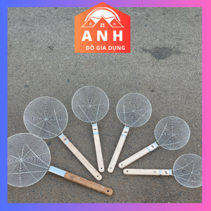Dụng cụ nhà bếp chao vớt đồ ăn công nghiệp vợt inox to vớt đồ ăn size20 - 30 cm