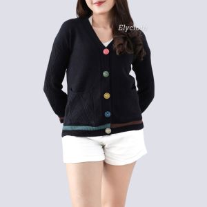 ELYCLOTH | TINA CARDIGAN | CARDIGAN RAJUT WANITA PREMIUM KNIT